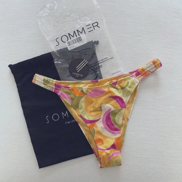 Sommer Swim Iggy Bikini Bottom in Allegria Print - Picture 3 of 7